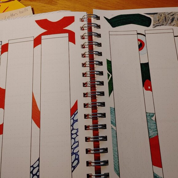 PLANNER_WELLIN Unique Weekly Planner Brand New 193 Pages Hard Cover Spiral Pages - Picture 5 of 7